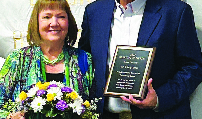 Limon Heritage Society volunteers of the year~Becky and Jim Herron